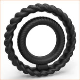 Silicone Dual Textured Penis Ring